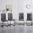 Yoanna PU Leather Upholstered Dining Chair-424881376-424881383