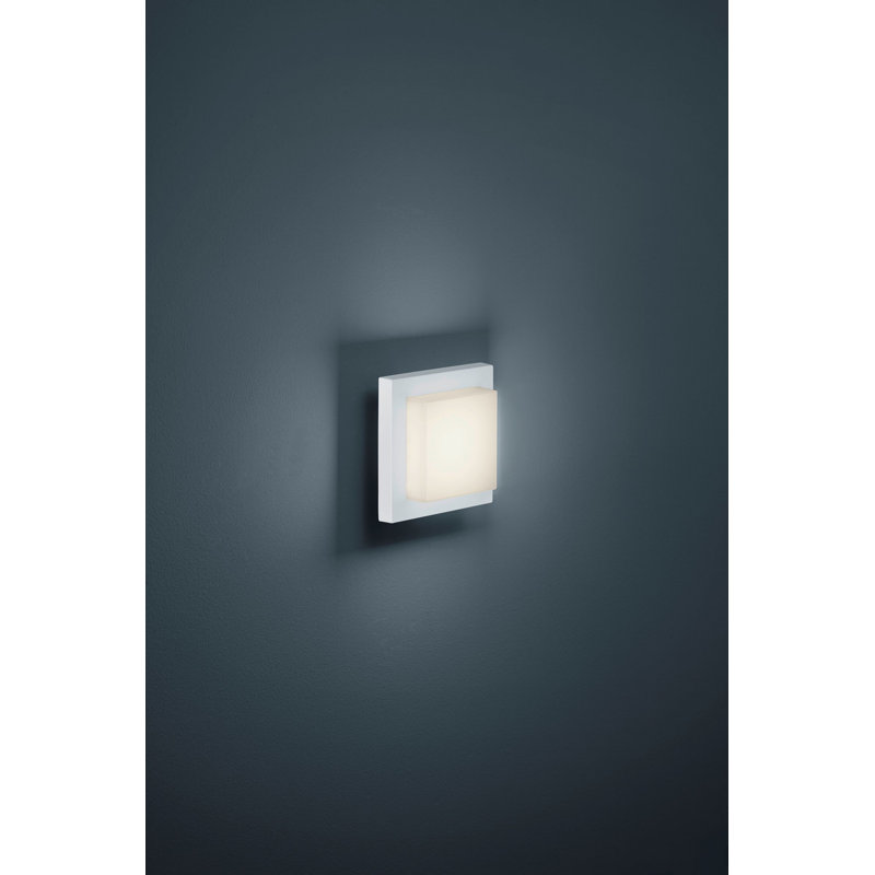Adalia White LED Outdoor Flush Mount