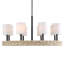 Lustre en rotin 8 lumières Olton