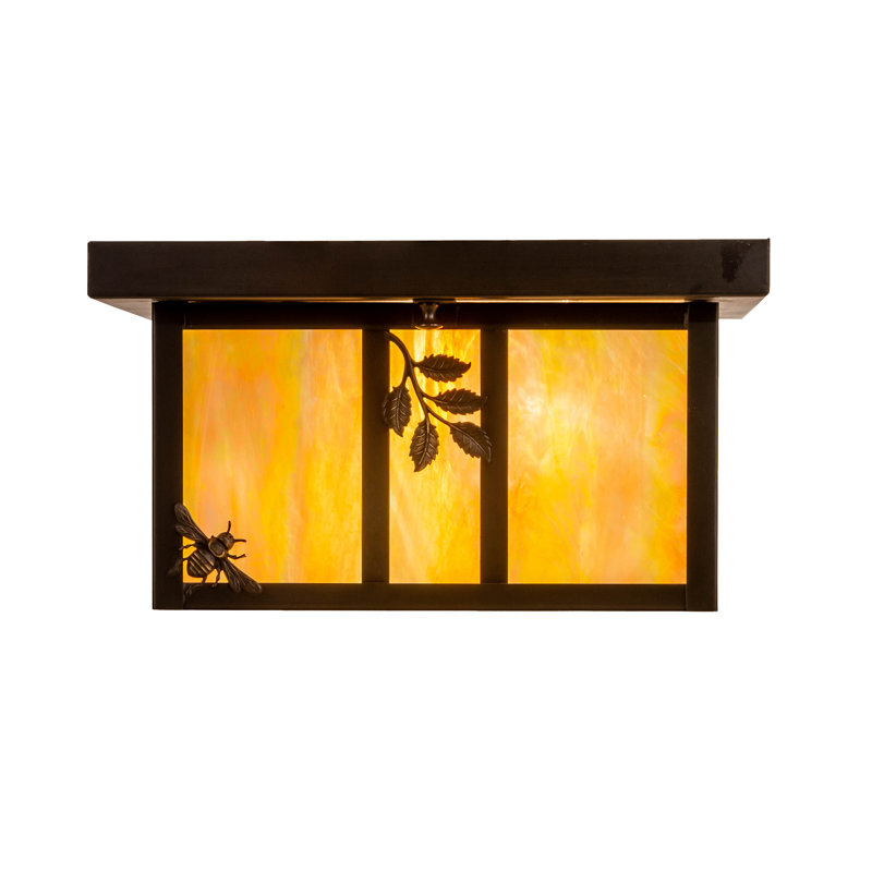 Plafonnier encastré 2 lumières 14 po Franco