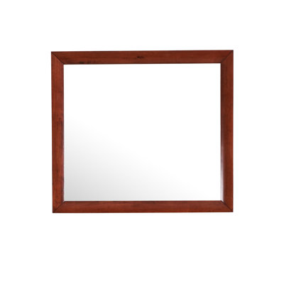 Marilla 35"L x 39"H Mirror, Cherry