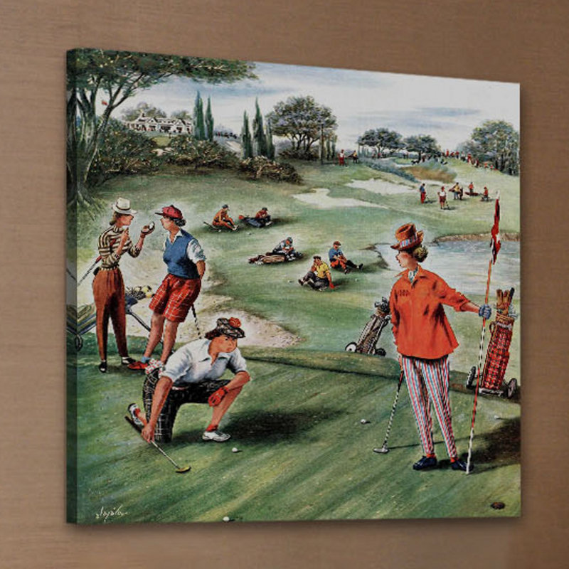 « no playing through » par constantin alajalov, reproduction d’art sur toile tendue, H 18 po x l 18 po x P 1,5 po