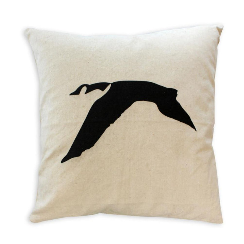 Mahe Cotton Blend Throw Pillow, Feathers