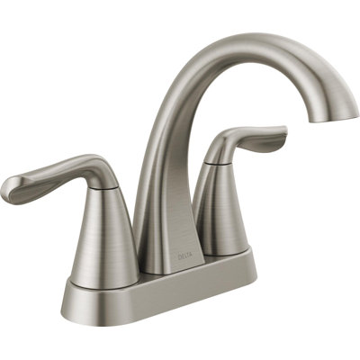 Arvo Centerset Bathroom Faucet with Drain Assembly, 2-handle Bathroom Sink Faucet