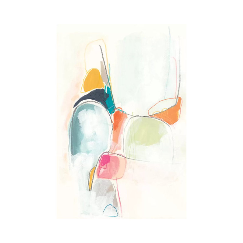 Factotum II by June Erica Vess - Wrapped Canvas Painting, 20.32 cm H x 30.48 cm W