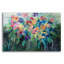  «Fresh Bouquet» par Silvia Vassileva, art mural en verre acrylique, 16 po x 12 po