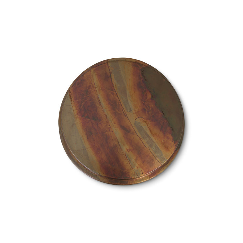 Patina Drum End Table