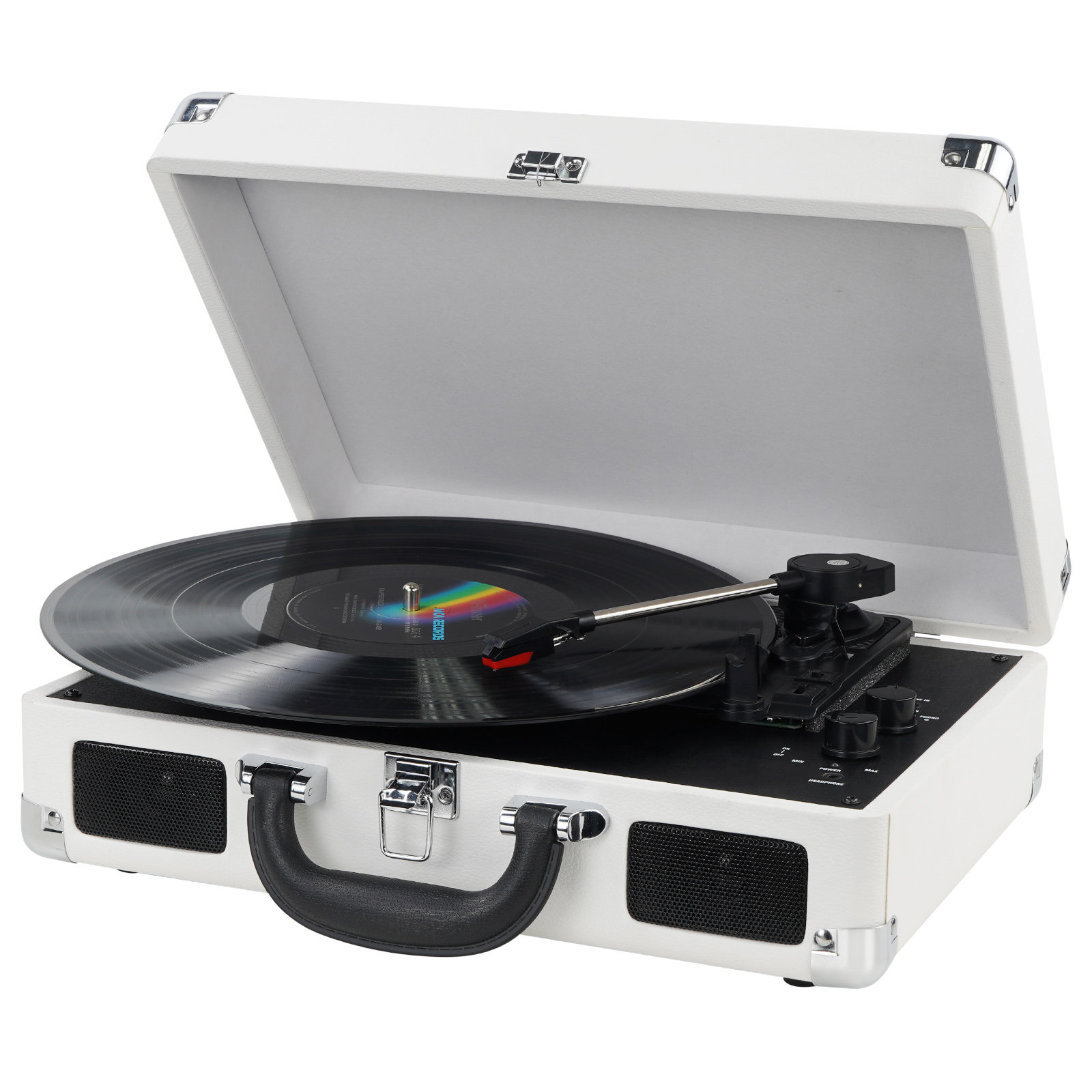 DIGITNOW Turntable Record Player 3 Speeds With Built-In Stereo Speakers ...