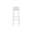 Tabouret de comptoir et de bar en bois massif sans dossier avec siège rembourré Bartonville-875261410-866721034