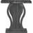 Console Table - Modern Sofa Table With Storage Shelves, Narrow Entryway Hall Table For Living Room, Display Accent Table, Black Faux Marble And Weathered Grey