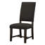 De 2 chaises d'appoint rembourrées gris chaud - ajoute de l'élégance à n'importe quelle pièce 2 pièces dans un style transitionnel, rehaussant l'apparence et le matériau