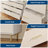 Modern White Nightstand for Bedroom, Small Bedside Table Night Stand with 3 Drawers, Gold Metal Legs