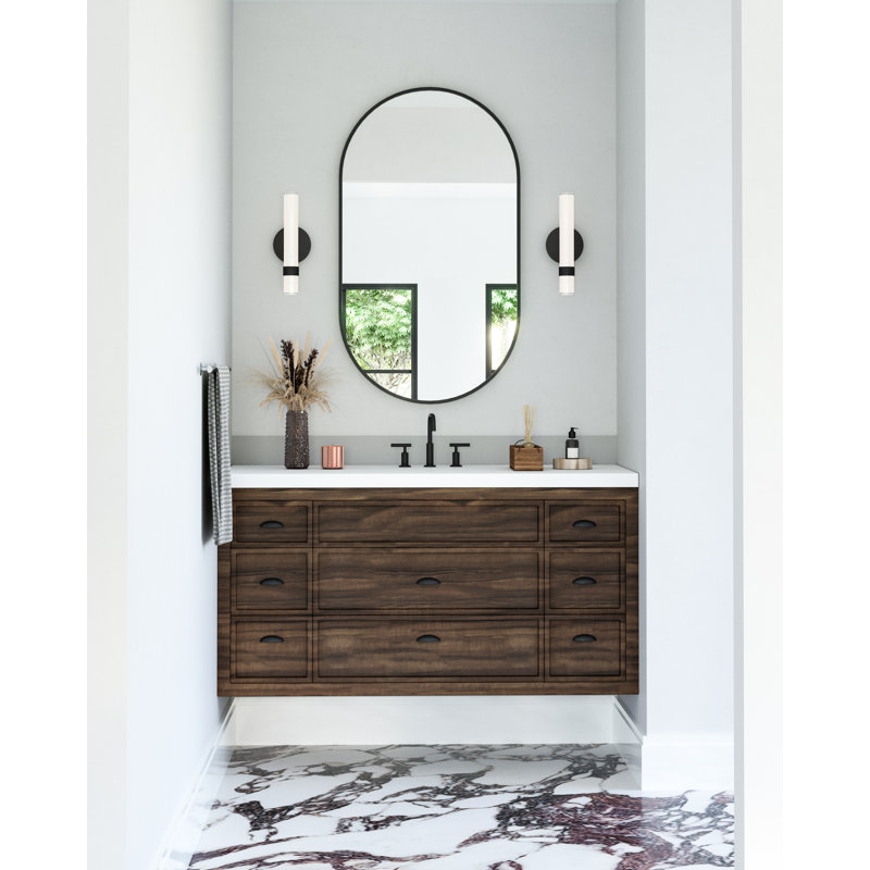 Madison 1 - Light LED Bath Bar, Polished Nickel