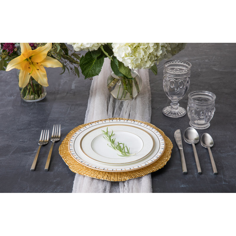 Arezzo 2 Piece Salad Servers Set, Brushed Silver