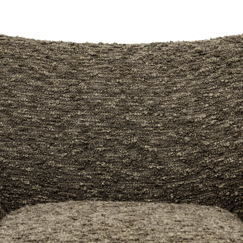 Margot Upholstered Swivel Chair, Solema Moss Boucle
