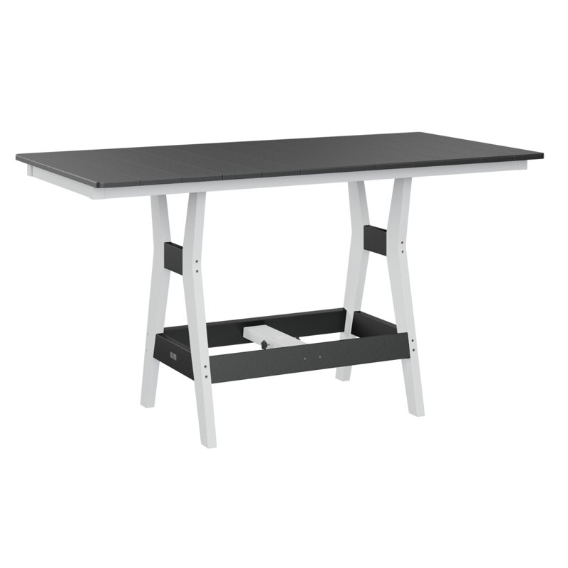 Table rectangulaire à hauteur de comptoir Camden, H 35,5 po x l 66 po x P 33 po, Noir