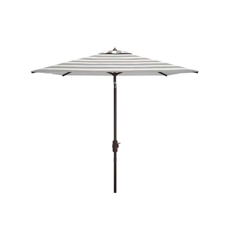 Parasol carré de 7,5 pi Torrens, Gris / Blanc