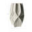 Valencia Sculpted Textured Stoneware Vase With Geometric Curves In Modern Matte Finish-2027376350