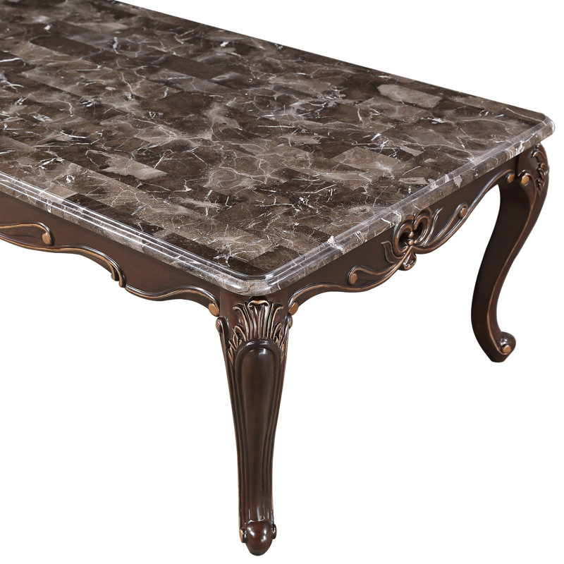 Cona Faux Marble Top Coffee Table