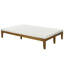 Ensemble de 2 chaises longues de jardin réglables Solstice en bois d'acacia-134822179