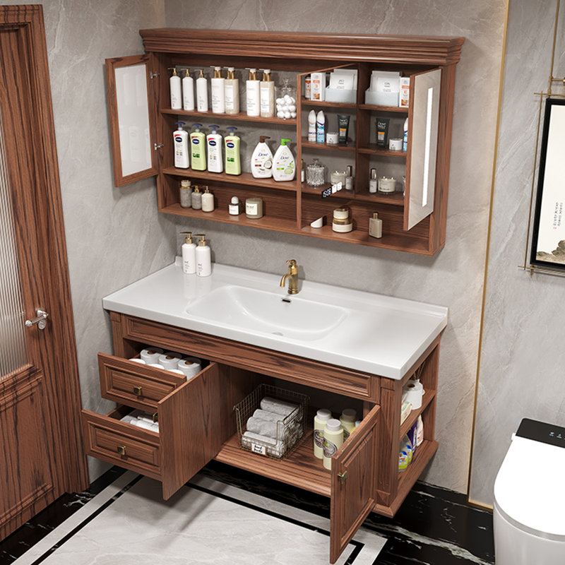Meuble-lavabo luxueux de style américain