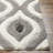 Braycen Geometric Machine Woven Polyester Area Rug in Gray/Beige-1200299035
