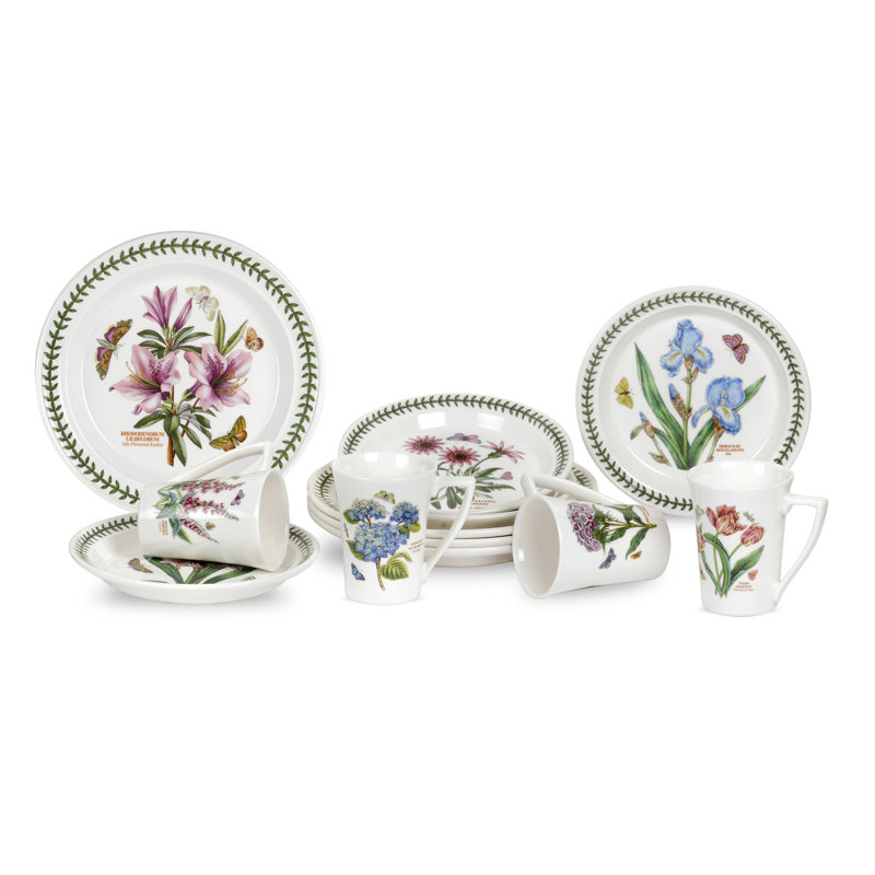 Botanic Garden 12 Piece Dinnerware Set