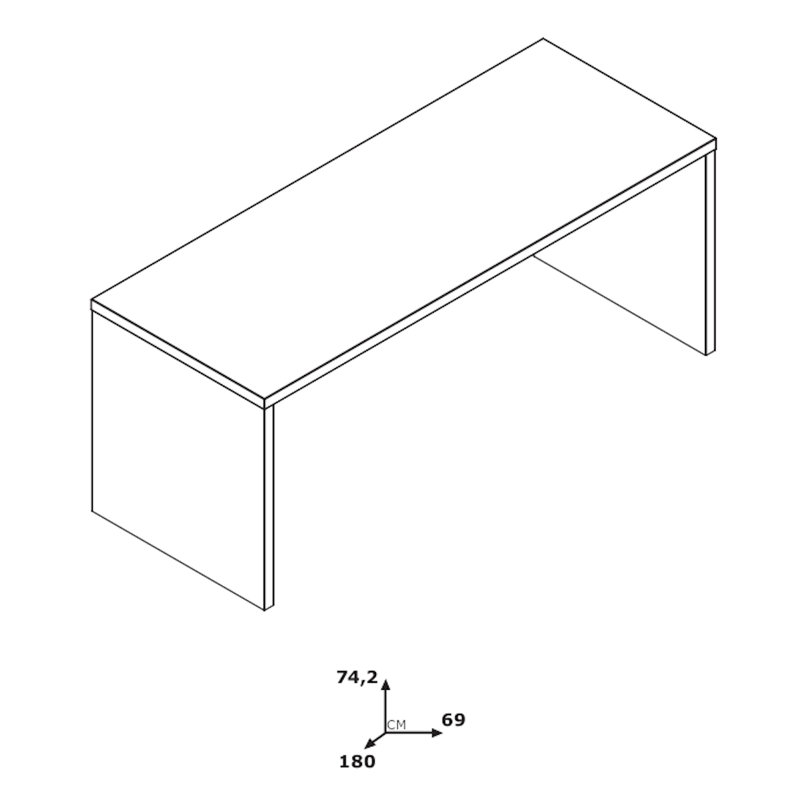 Pratico Writing Desk