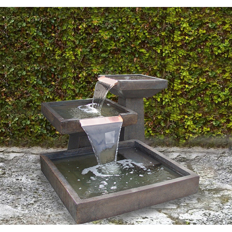 Metro Concrete Fountain, Chestnut