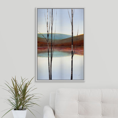 « calme eaux i », peinture sur toile