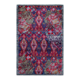Overyed One-of-a-Kind Rectangle 4'1" X 6'1" Hand Knotted Area Rug