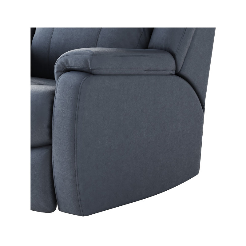  Fauteuil inclinable mural en cuir véritable Hercules, Très grand horizon