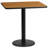 Carrus Rectangular Laminate Dining Table Top with Round Base-1464009495-1464009580