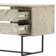 Bureau 2 tiroirs en bois d'acacia naturel