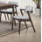 Mid-Century Modern Dining Chairs 2Pcs Set Solid Wood
