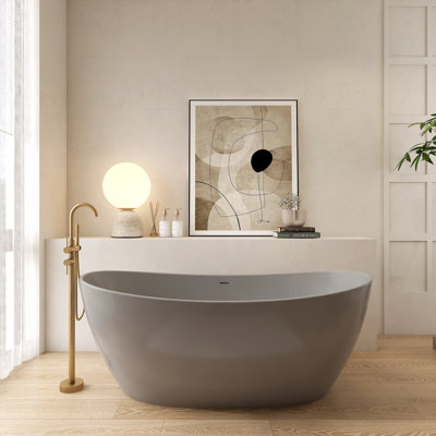 Baignoire de trempage autoportante 64,96 po