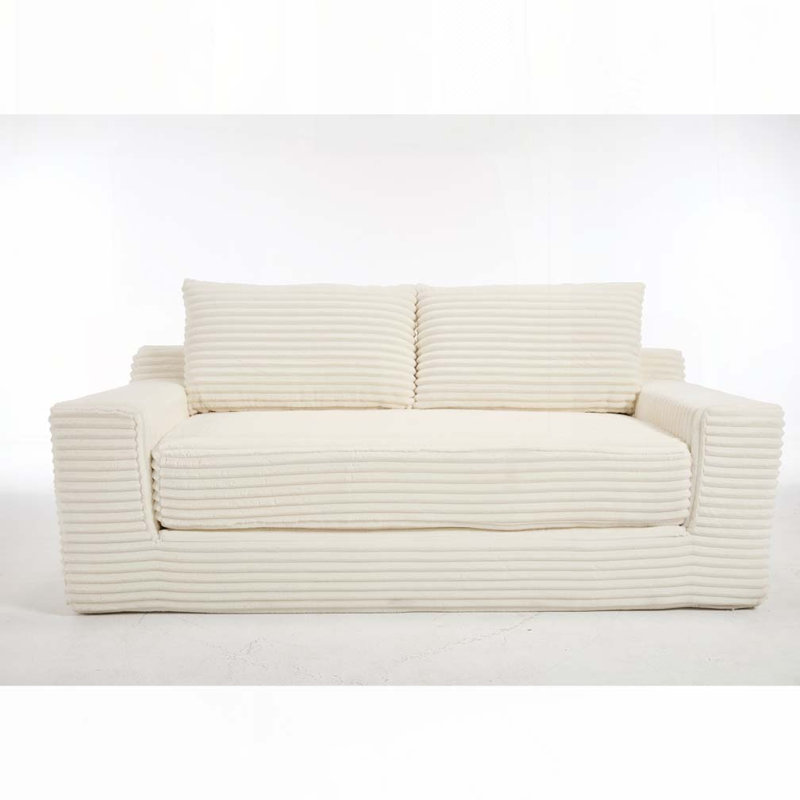 70.8'' Upholstered Sleeper Sofa, Beige