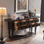 Console carbonisée noire-109670590