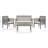 Mokane Acacia 4 - Person Patio Conversation Set with Cushions-1539506089