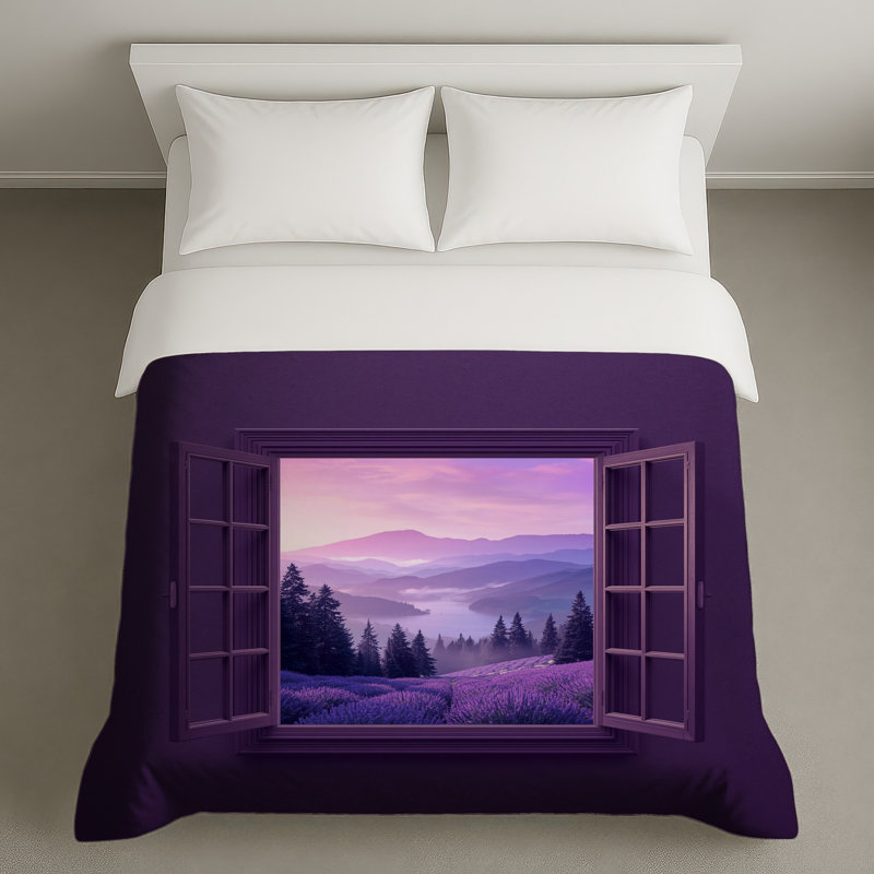Housses de couette Lavender Mountain View, Queen