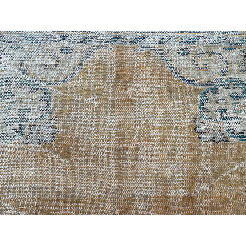 Tapis beige en laine Classic Patchwork 70,9 x 115,7 po