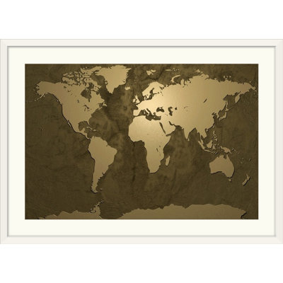 «World Map» par Macauley, impression