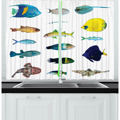 Pointed Kitchen Curtain