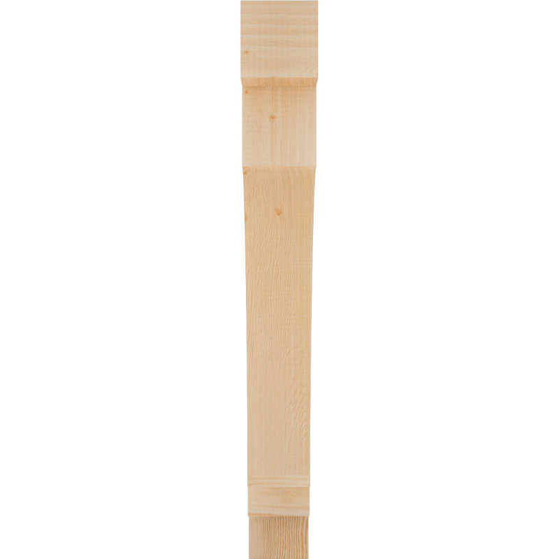 Support lisse bloc de l 3 1/2 po x P 30 po x H 34 po, sapin Douglas, Douglas (lisse), H 34 po x l 4 po x P 30 po