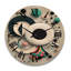 Horloge murale géométrique rétro-951925772