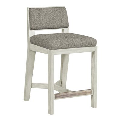 Scoville By Thom Filicia Upholstered Bar Stool with Solid Wood Frame