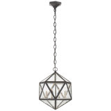 Chapman & Myers Zeno Medium 18 Facet Hedron Lantern
