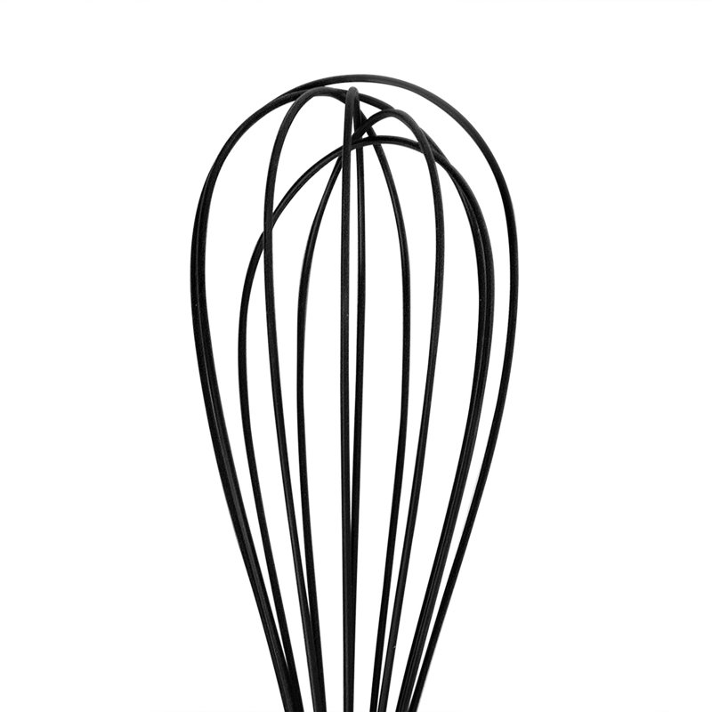 Tovolo 11" Silicone Whip Whisk, Stainless Steel/Black