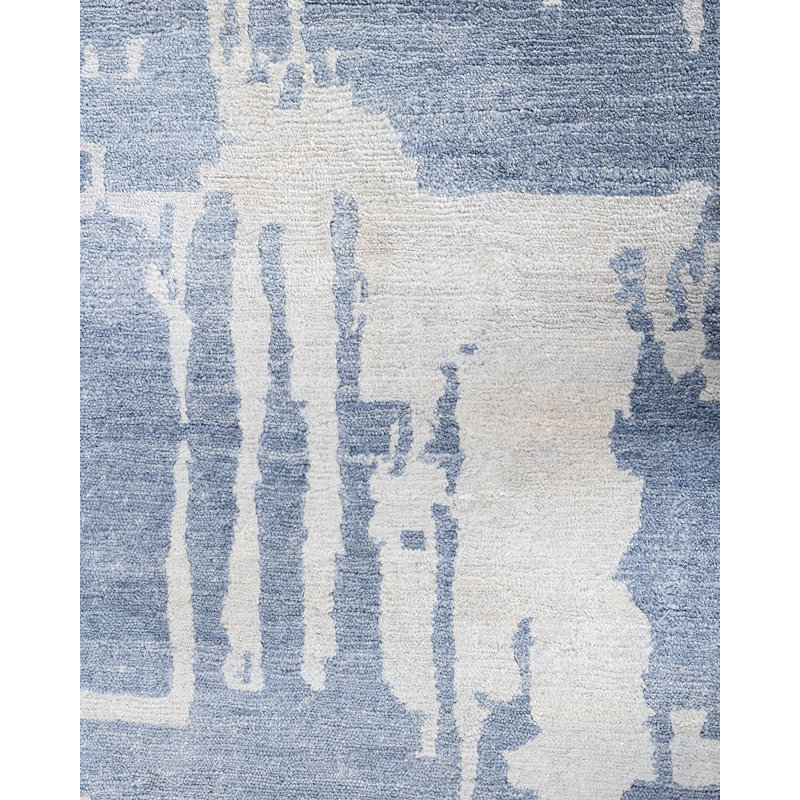 Overdyed One-of-a-Kind 9' 1" X 12' 2" Hand Knotted Area Rug