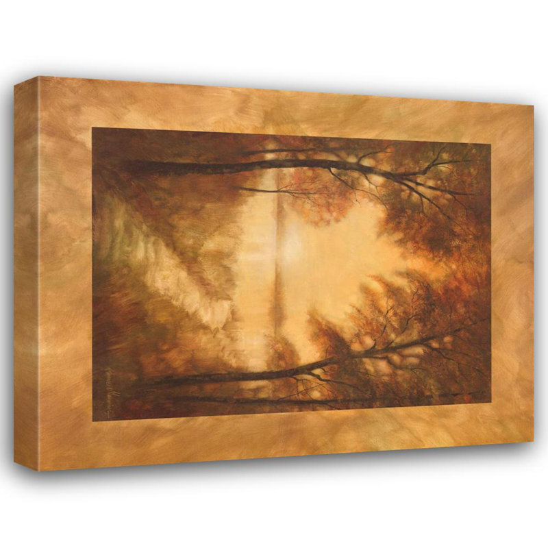 Paysage tranquille II, H 28 po x l 35 po